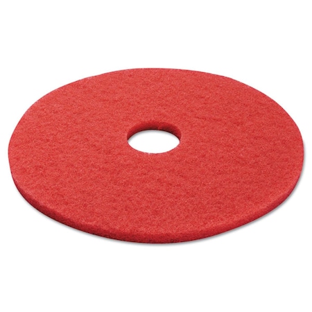 Overtime 17 in. dia Standard Buffing Floor Pads - Red OV3762230